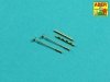 Aber A32019 Set of 2 barrels for British Browning .303 aircraft machine guns with flash hiders 1/32
